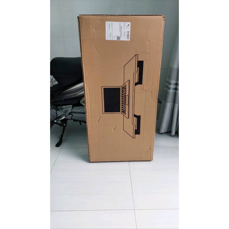 Bàn gaming gấp gọn ngồi bệt, Bàn làm việc học tập kiểu dáng gaming gấp thấp kích thước lớn chân sắt phủ sơn tĩnh điện