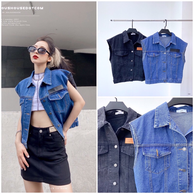 Áo khoác, áo gile denim VERDOR FOR YOU 5742