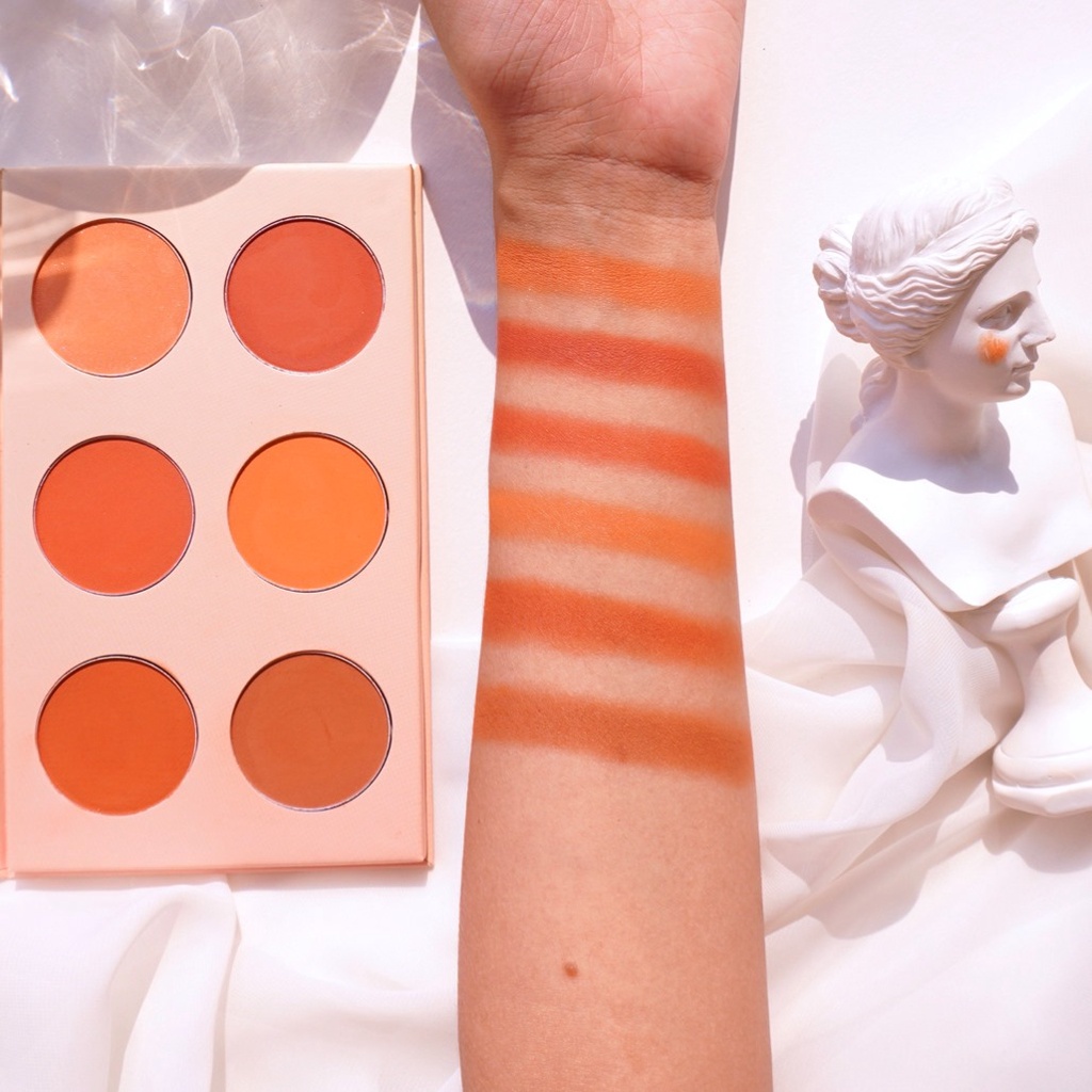Bảng Phấn Má Hồng Nee Cara LeoPard Live Free 6 Color Blush Palette