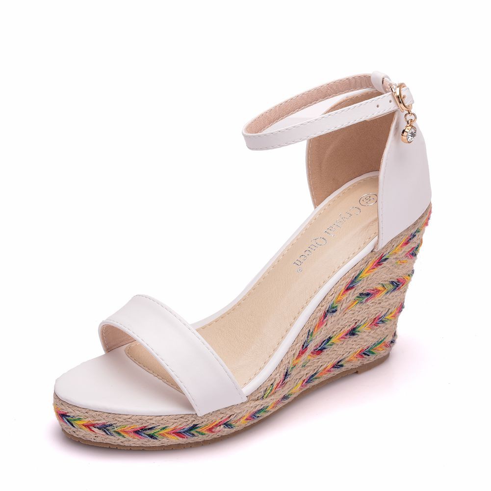 SANDAL ĐẾ XUỒNG TRẮNG | ĐẾ NHIỀU MÀU