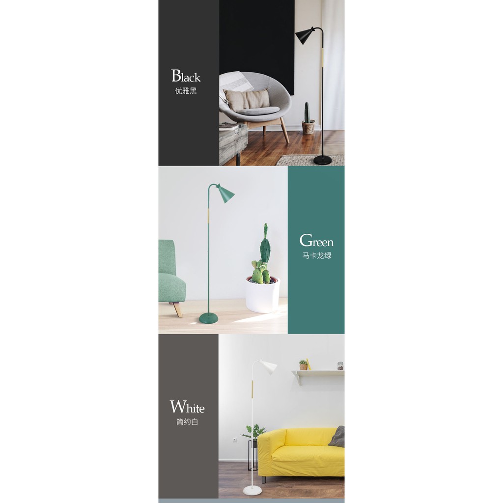 TnP DECOR - Đèn đứng phong cách Bắc Âu nhiều màu