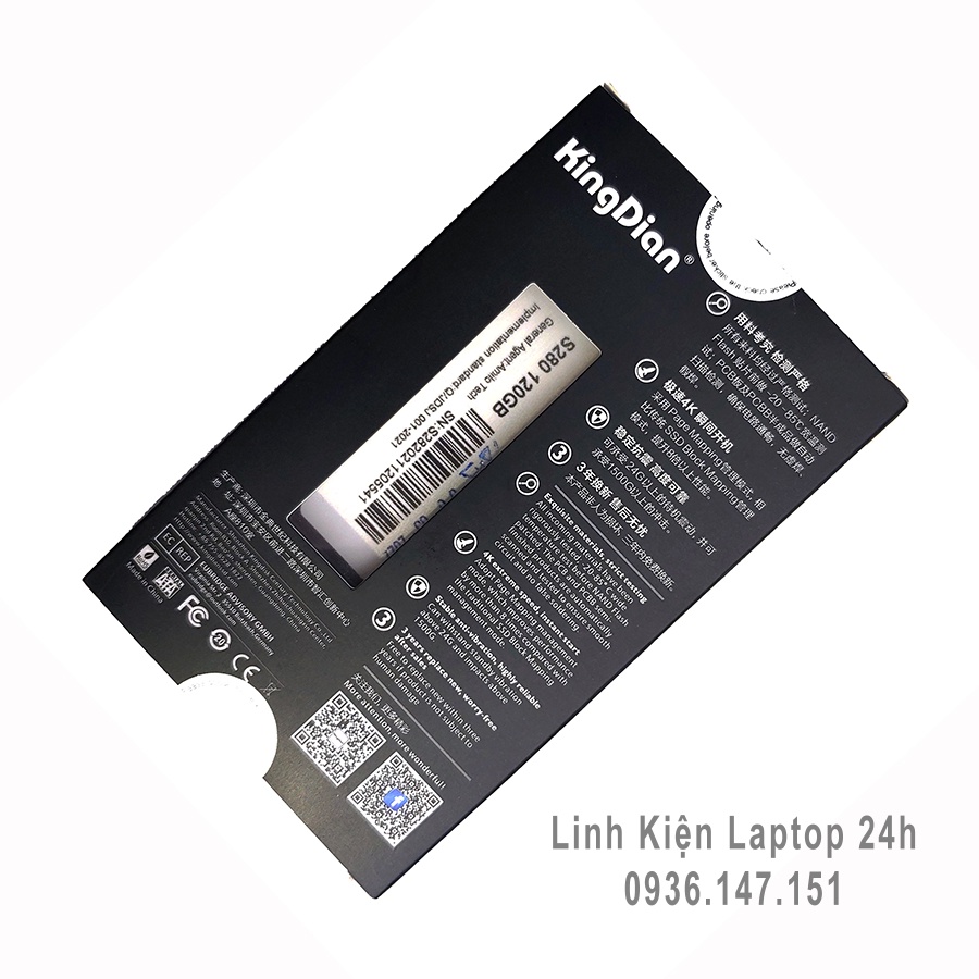 Ổ cứng SSD 120GB chính hãng KingDian - New 100% bảo hành 3 năm | BigBuy360 - bigbuy360.vn