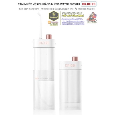 Máy tăm nước thông minh xiaomi dr.bei f3 oral irrigator - ảnh sản phẩm 4