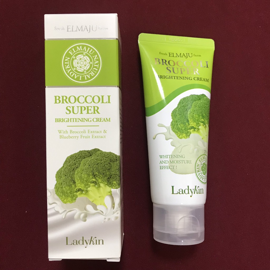 [SALE] [CAM KẾT 100% CHÍNH HÃNG] Kem Làm Trắng Da Bông Cải Xanh Ladykin Broccoli Super Hàn Quốc