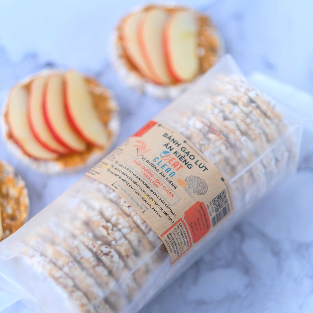 Bánh gạo lứt EATCLEAN - Ăn kiêng, Giảm cân, Thực dưỡng, Lành mạnh, Healthy, Eat Clean