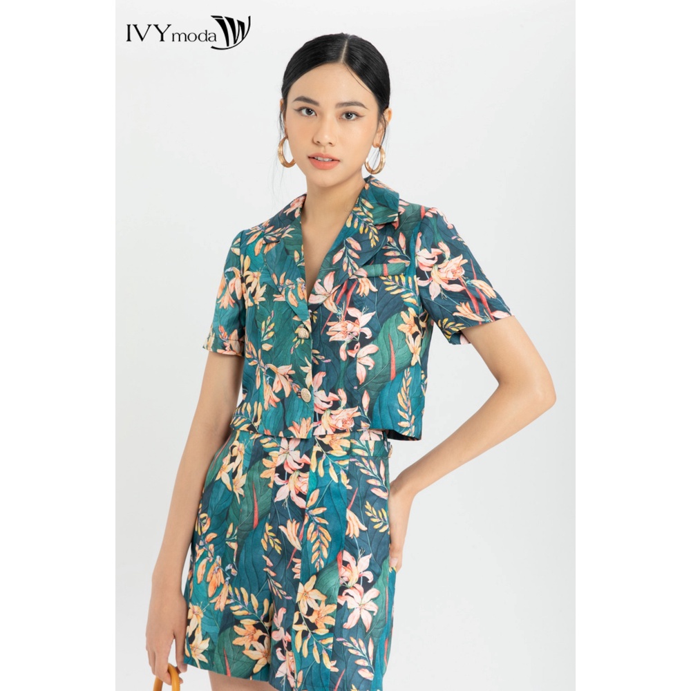[NHẬP WABRTL5 GIẢM 10% TỐI ĐA 50K ĐH 250K ]Quần sooc lụa nữ ống suông IVY moda MS 20M6413