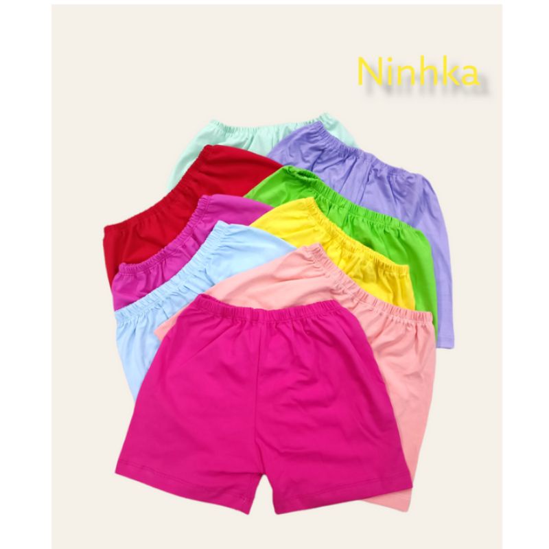quần đùi cotton cho bé gái, quần đùi nhiều màu, thoáng mát cho bé từ 1_3tuổi