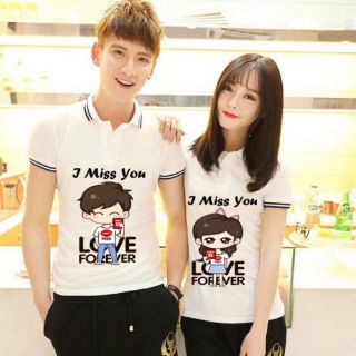 Áo đôi cổ trụ siêu rẽ(1 cặp)