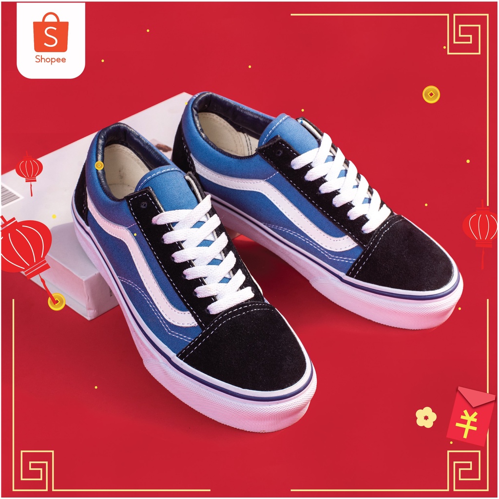 Giày Sneaker Nam, Giày Vans, [REAL] Old Skool Navy cho nam nữ