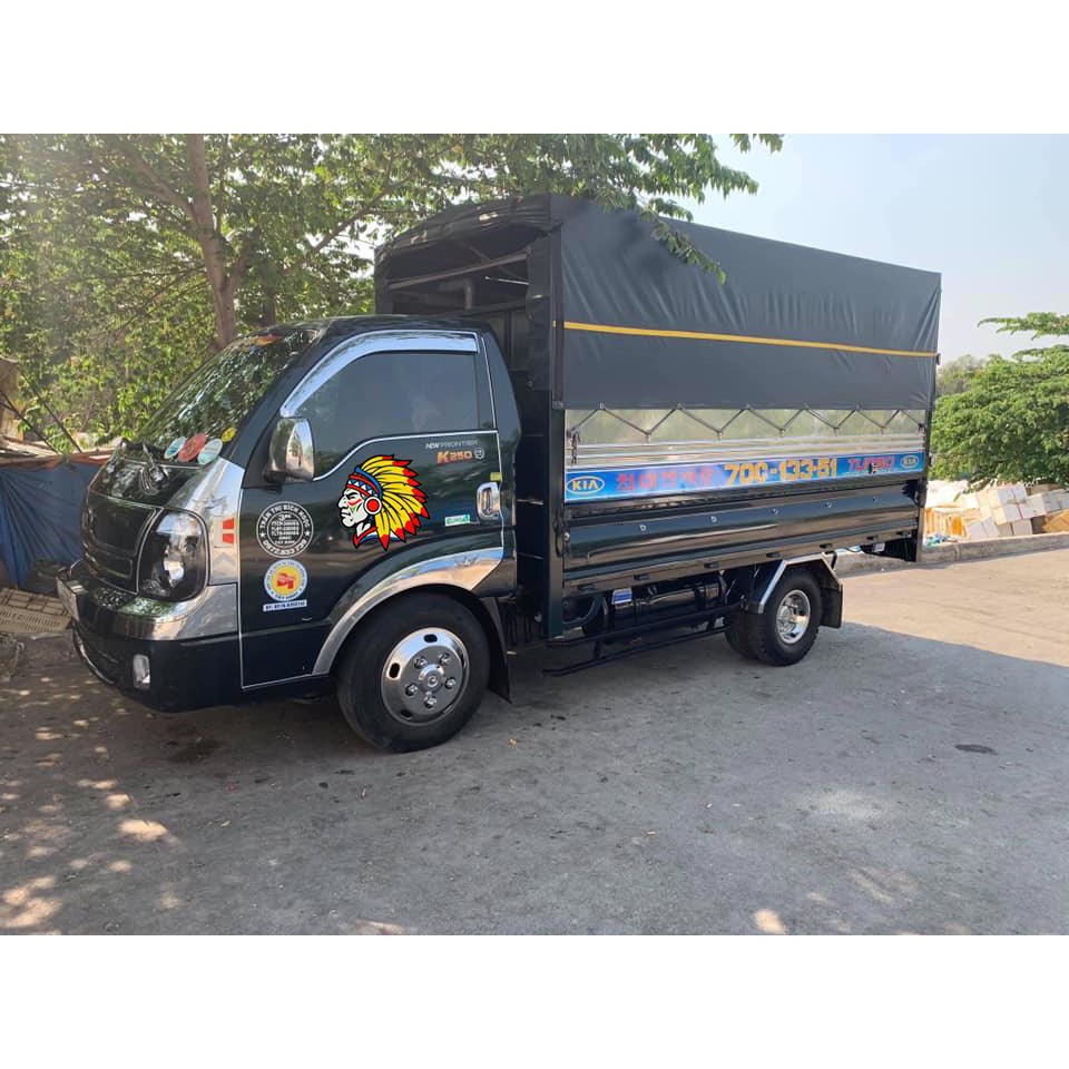 Tem dán xe tải HÌNH THỔ DÂN -decal  xe ô tô,  GIÁ SIÊU ÊM CHO 1 CẶP TEM ĐỘC  Thổ dân dán xe tải