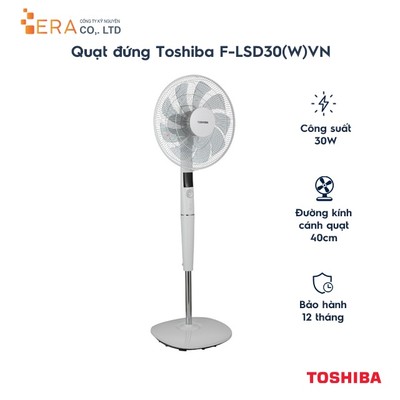 Quạt đứng Toshiba F-LSD30(W)VN - Hàng chính hãng