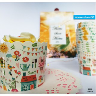 Set 10 ly giấy nướng cupcake HomeSweetHome
