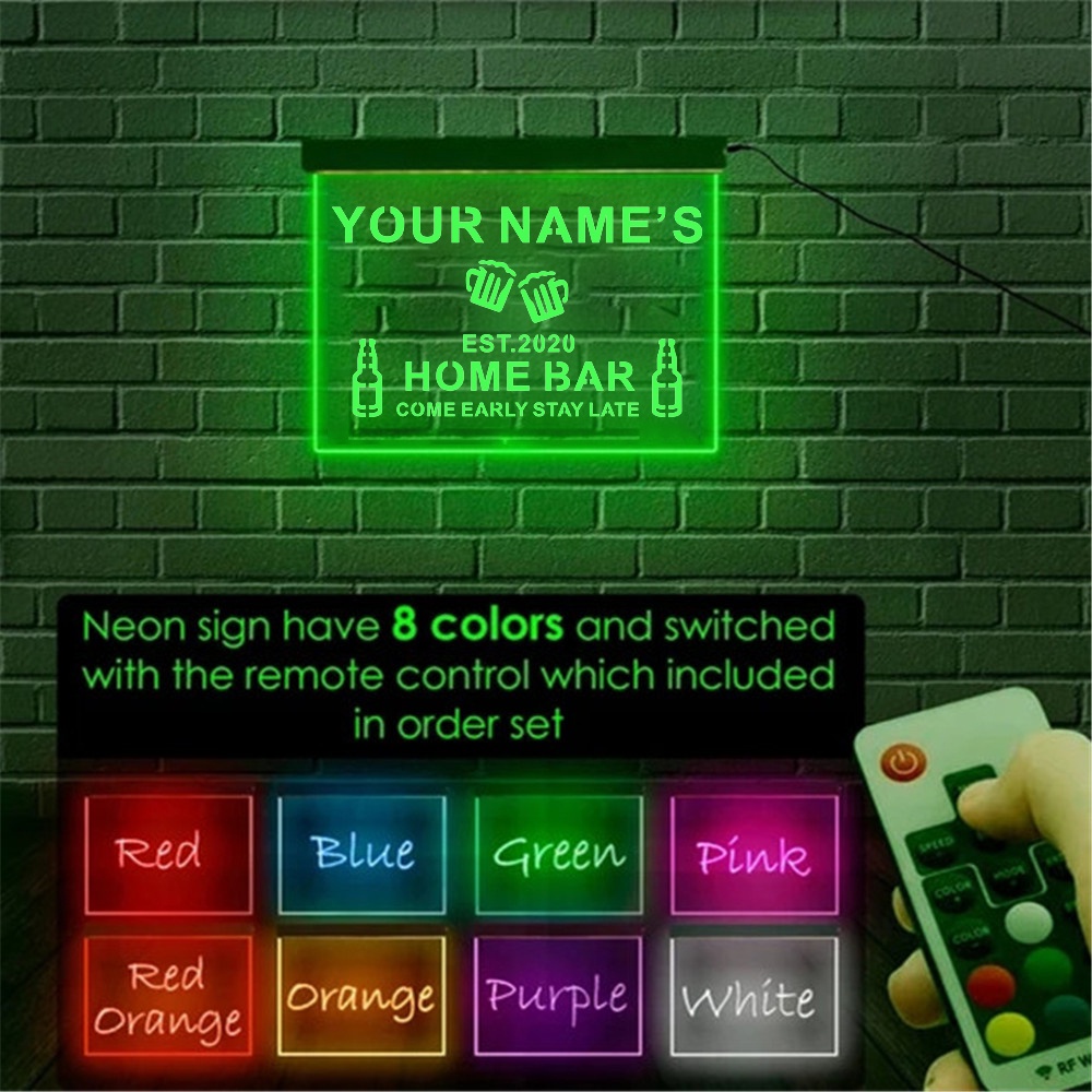 Đèn LED Neon Treo Tường Trang Trí Nhà/Quán Bar/Quán Bar Độc Đáo