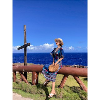Đầm Thổ Cẩm Phong Cách Boho