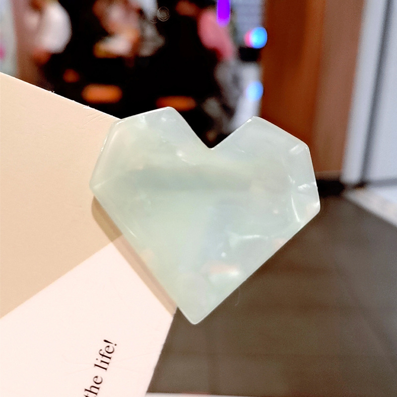 Kẹp tóc hình trái tim đính sequin lấp lánh