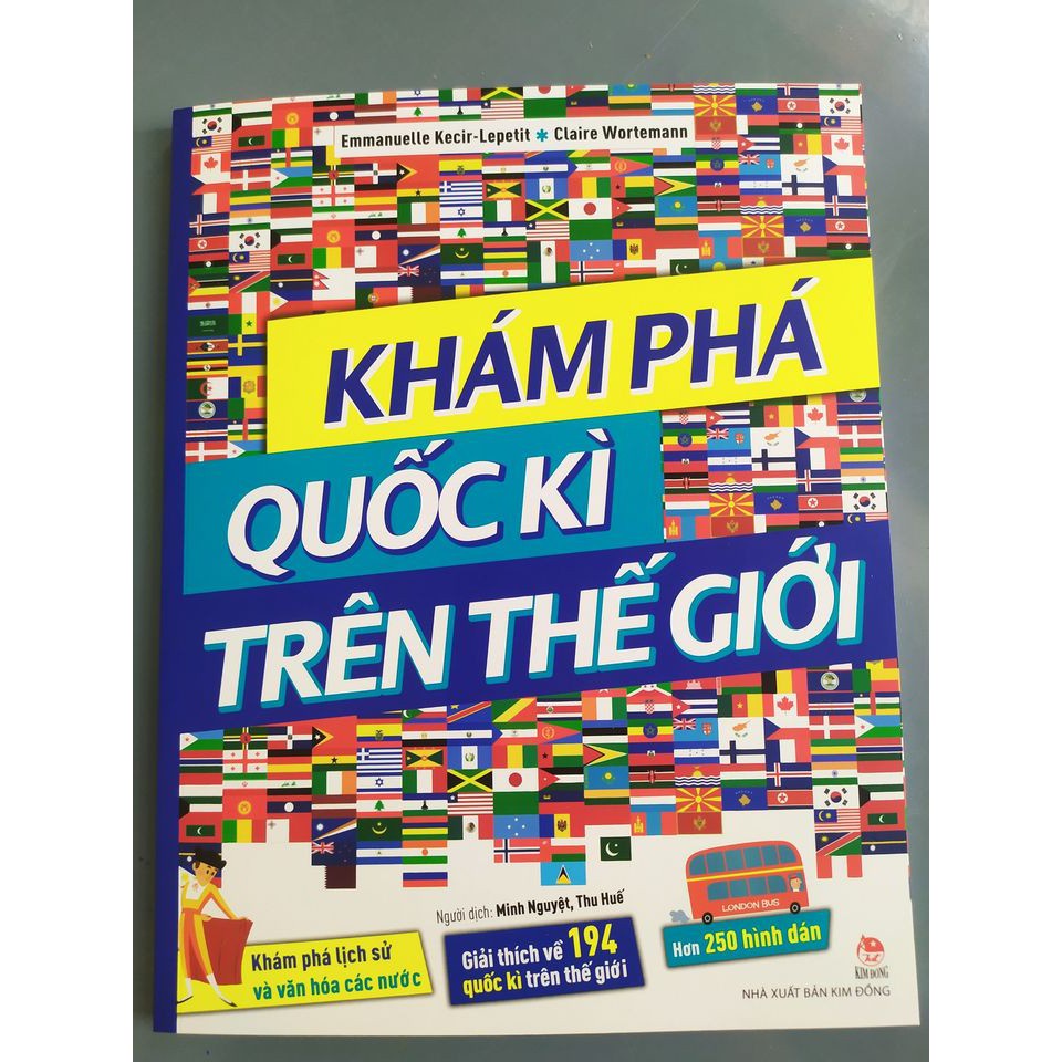 Sách - Khám phá quốc kì trên thế giới NXB Kim Đồng