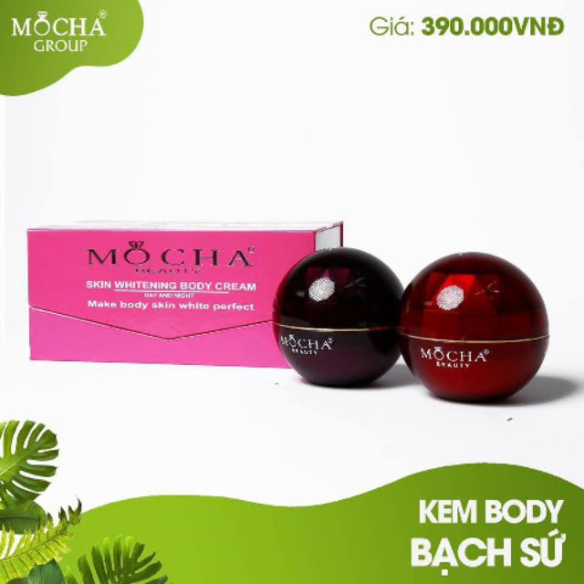 Kem body bạch sứ mocha ngày và đêm