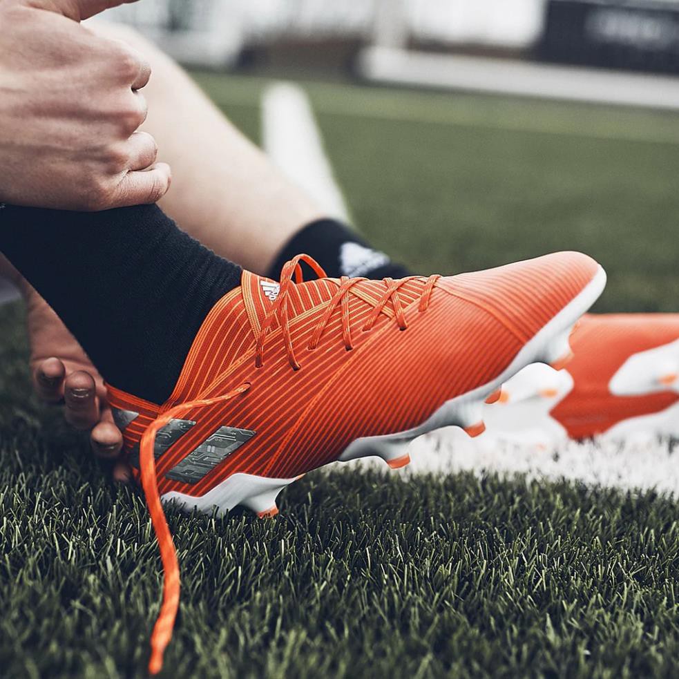 NEW CH Giày đá bóng Adidas Nemeziz 19.1 FG Sút Mạnh new ; * ' ' ' '