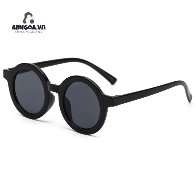 Kính Mát Gọng Tròn Phong Cách Cổ Điển Thời Trang Cho Bé