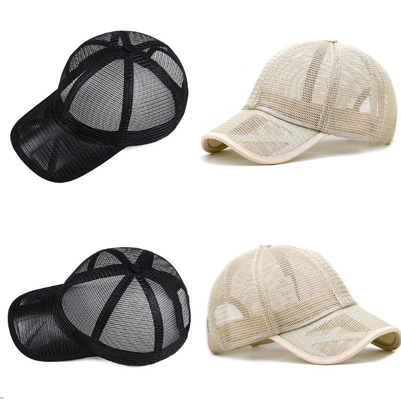 Mũ Lưỡi Trai Phối Lưới Thoáng Khí Nhanh Khô Chống Nắng Thời Trang Mùa Hè Cho Nam Và Nữ