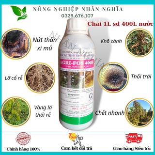 Thuốc trừ bệnh sinh học agri-fos 400 chính hãng nhập từ úc 100% chai 1l