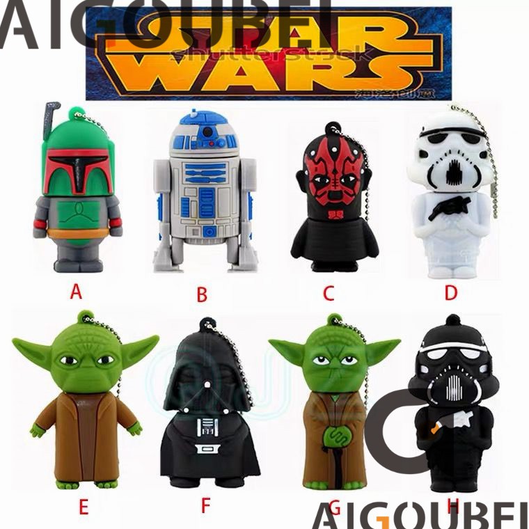 [Spot &amp; COD] USB 2.0 Silicone Cartoon Star Wars Shadow Warrior Yoda U Disk Cute Portable Mini Creative High Speed Suitable For Computer Laptop Portable USB Flash Drive Flash 1GB 2GB 4GB 8GB 16GB 32GB 64GB 128GB