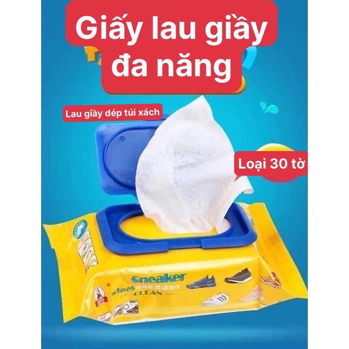 (S35) Túi giấy ướt lau giầy thần thánh