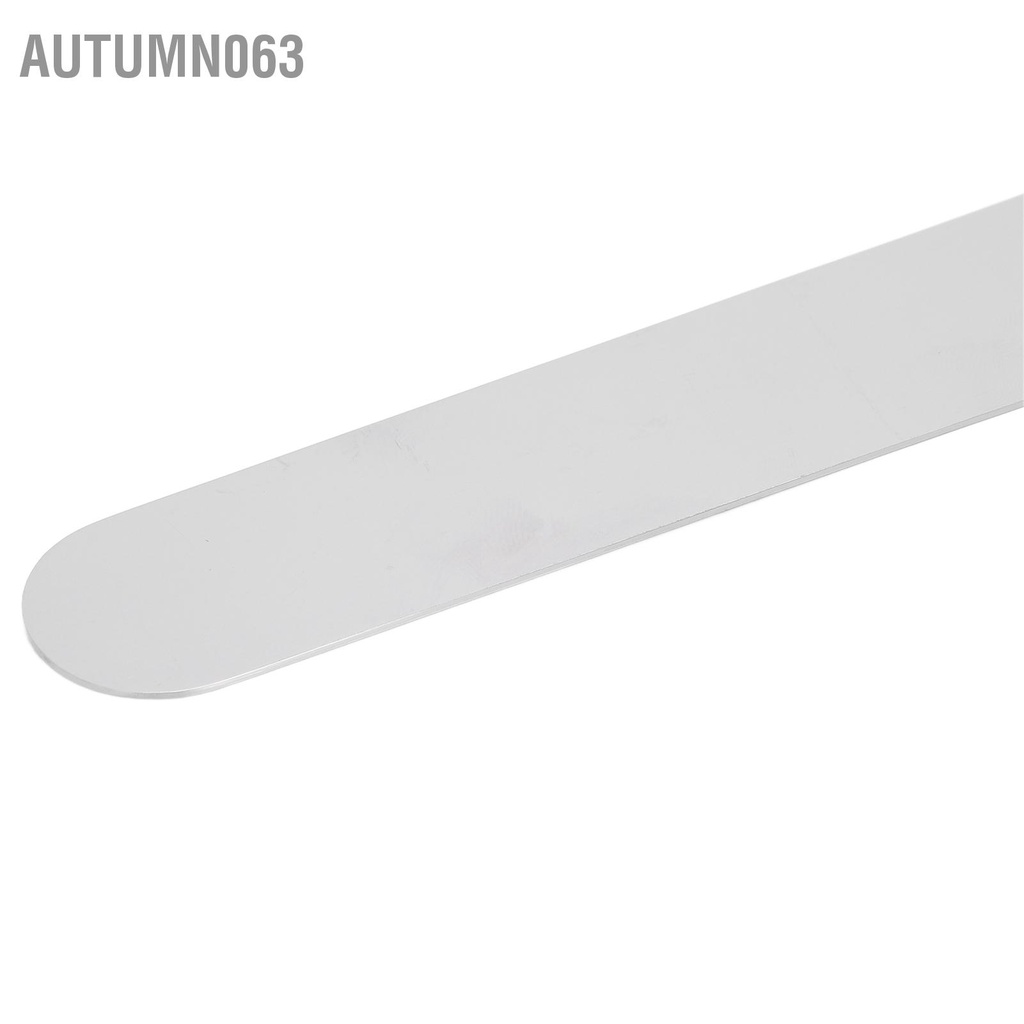 Autumn063 Công thức tẩy lông bằng thép không gỉ Tay cầm gỗ Tẩy Que khuấy sáp đa chức năng