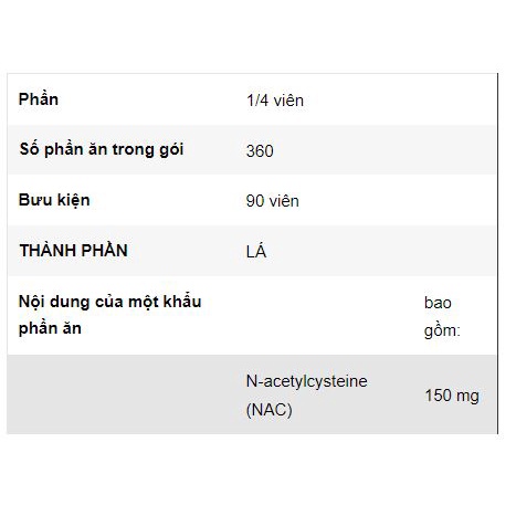 SFD Viên Uống Hỗ Trợ Giải Độc Bảo Vệ Gan NAC 600mg - 90 Viên