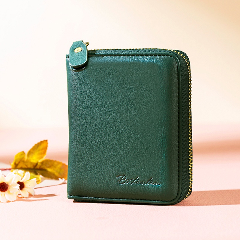Ví ngắn BOSTANTEN bằng da PU dùng đựng