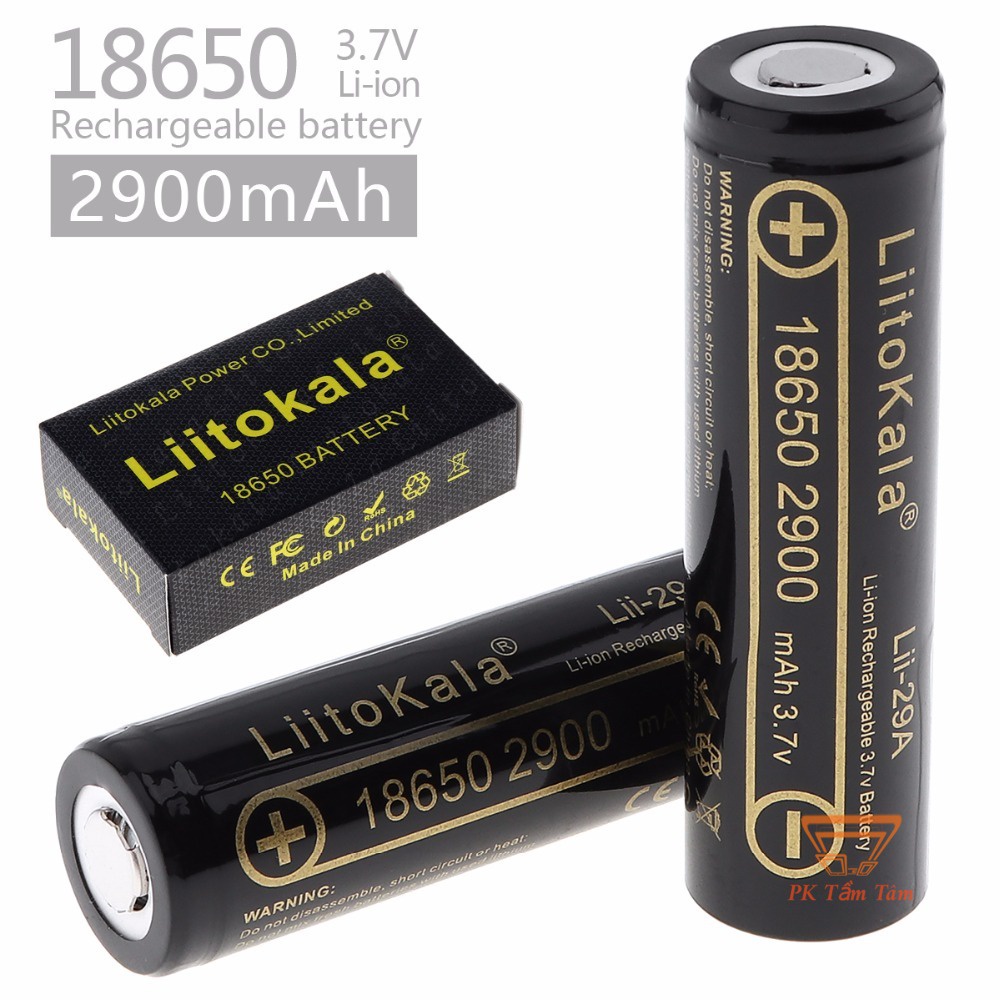 Pin sạc 18650 LiitoKala lii-29A 2900mAh