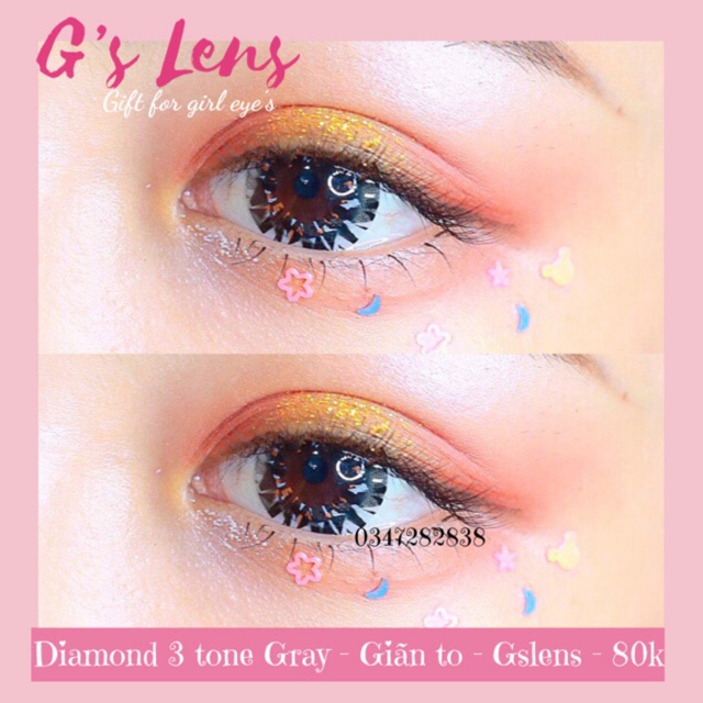 🔥9 Mẫu Lens Xám Giãn Tròng🔥