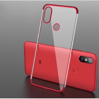Ốp lưng Xiaomi Mi 8 SE dẻo trong suốt viền xi màu