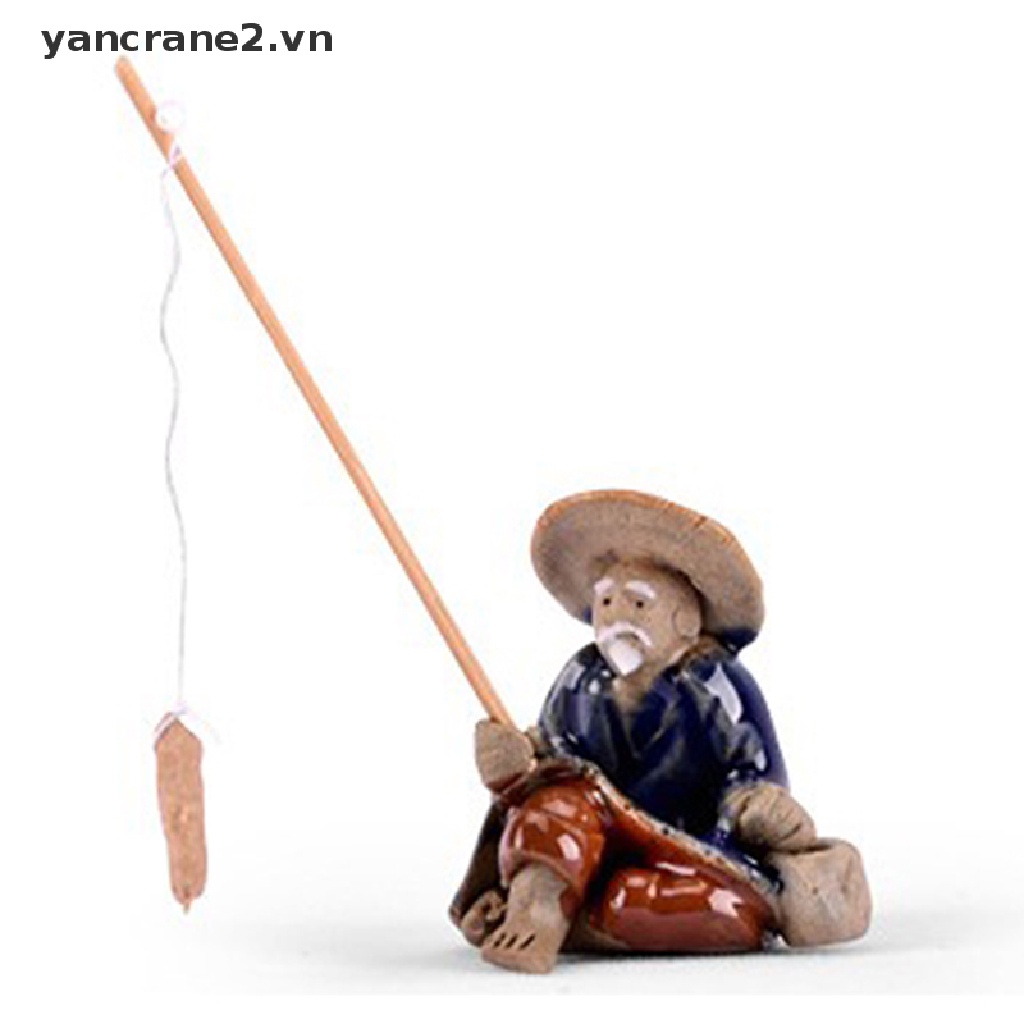 Tượng Câu Cá Bằng Nhựa resin Trang Trí Sân Vườn Ngoài Trời