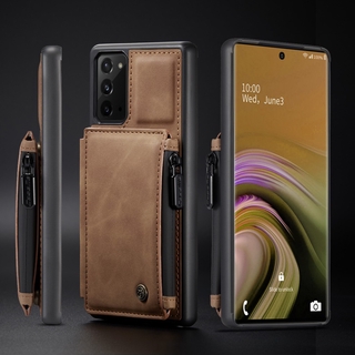 Samsung Galaxy S21 Plus S20 FE Note 20 Ultra S20FE S21Ultra Bao da điện thoại PU kết hợp PVC nhám kiêm ví cho
