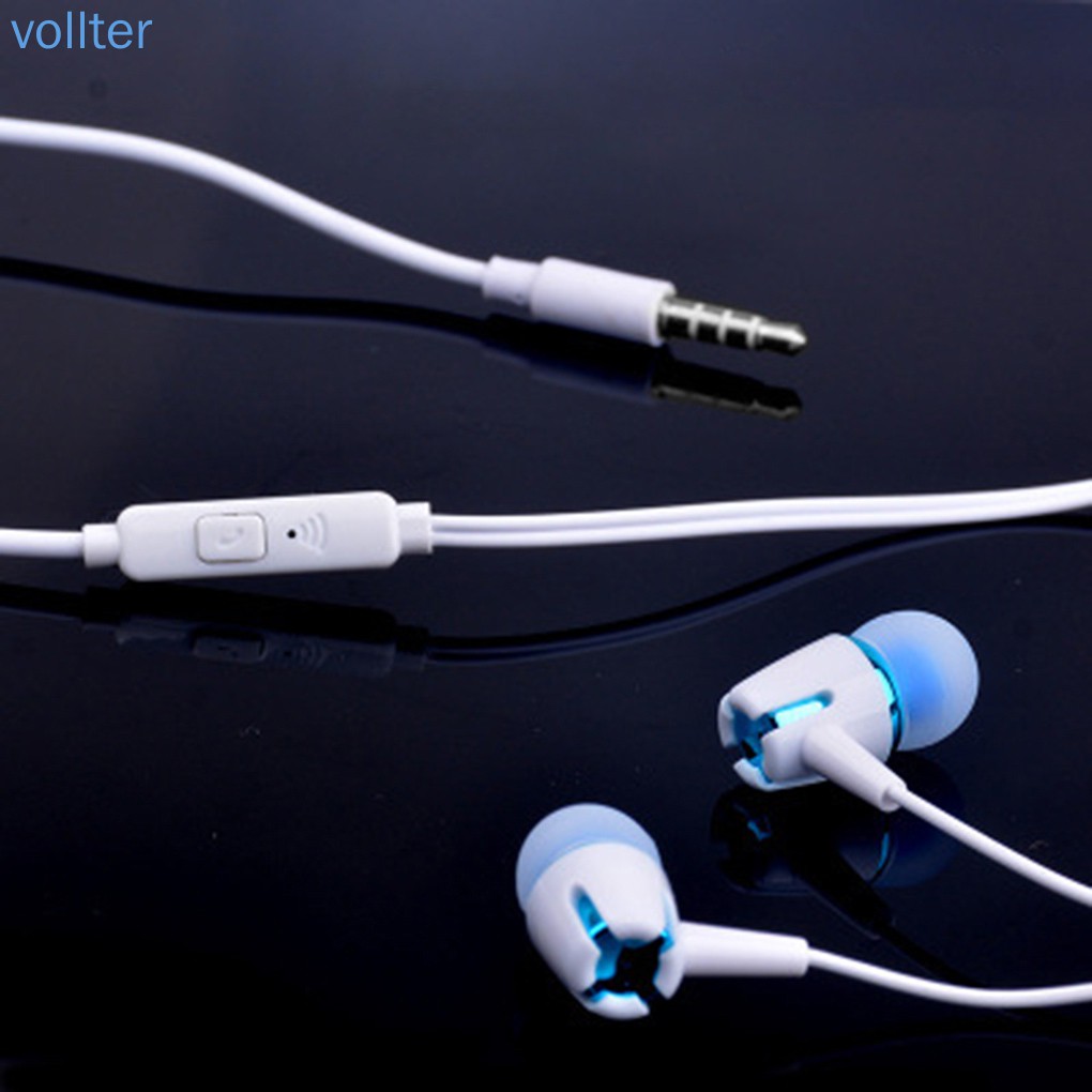 Tai nghe nhét tai Voll có dây kèm micro tiện dụng dành cho Android Ios