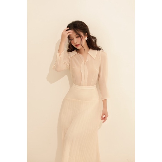 Set váy voan tiểu thư ANGELIC