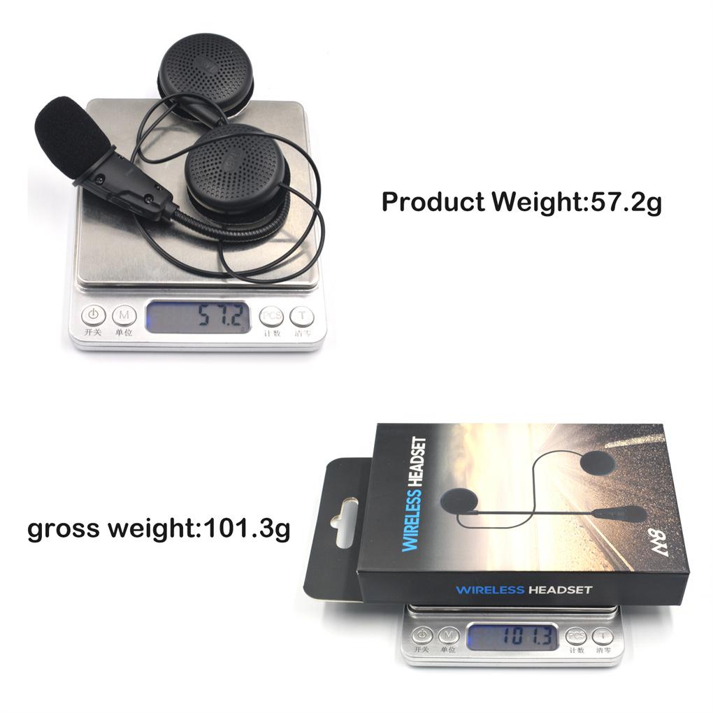 Tai nghe không dây HiFi 5 0 Gắn Mũ Bảo Hiểm Có Thể Tháo Rời