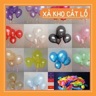 Túi bóng bay 50 quả hoặc 100 quả- Mix 2 màu - Bóng Nhũ dày dặn đẹp màu - Size 30cm ✅ Hàng Việt Nam Chất Lượng Cao