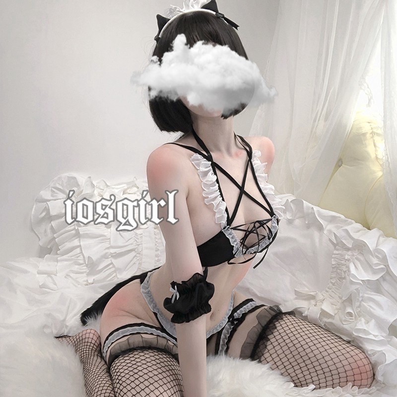 Đồ Ngủ Cosplay Mèo Đen 🖤
