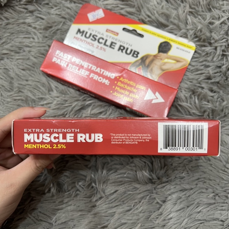 Kem xoa bóp giảm đau Extra Strength Muscle Rub Menthol 2,5%