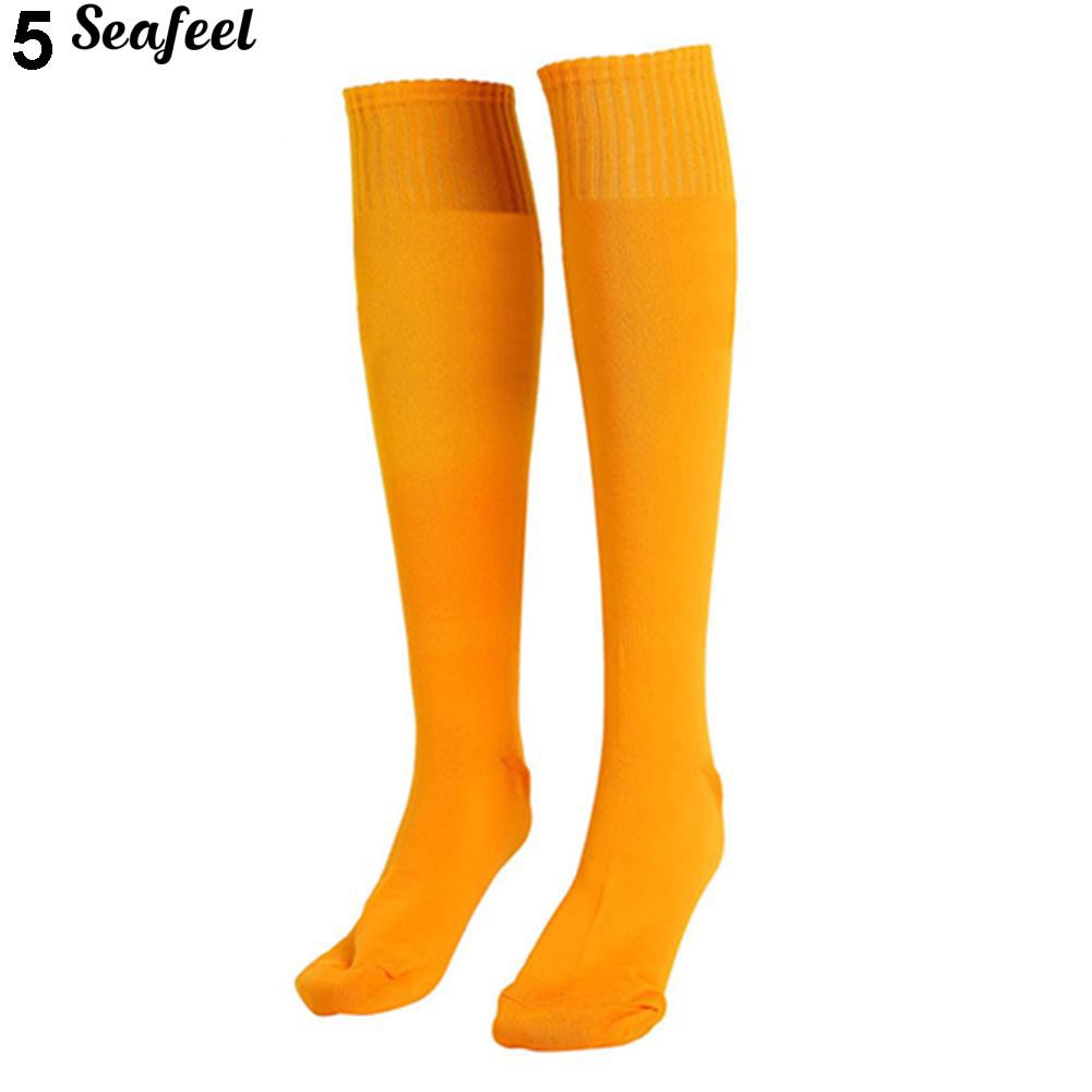 Đôi vớ đá bóng màu trơn unisex