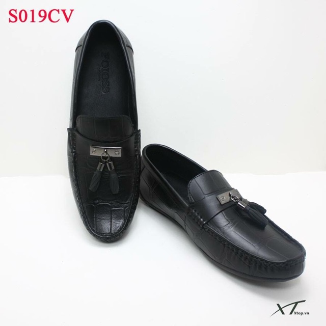 Giày lười Nam da bò thật mã S019CV
