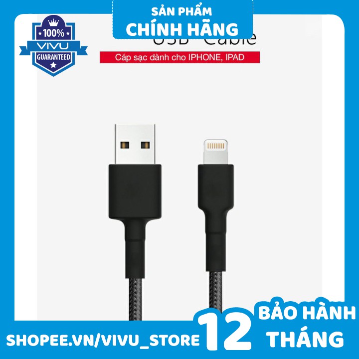 Dây sạc iphone 1M dây dù HC - bavok