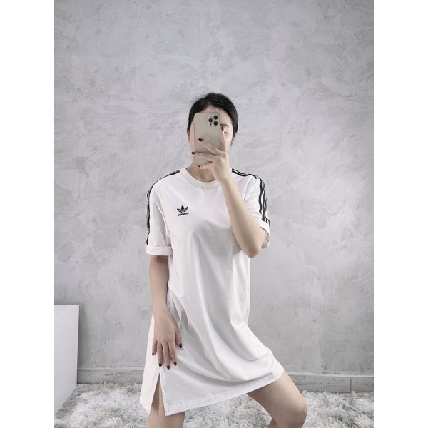 Váy suông Adidas sọc lưng