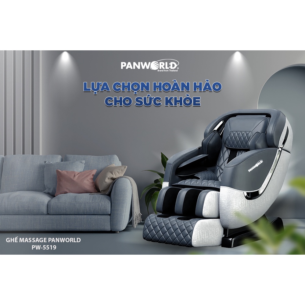 Ghế massage Panworld PW-5519 thương hiệu Thái Lan massage toàn thân cao cấp
