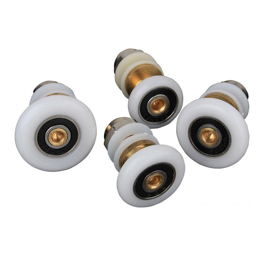 Bánh Xe Ròng Rọc Màu Trắng Bằng Hợp Kim Bền Bỉ Cho Cửa Trượt