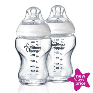 Bình sữa Tommee tippee 260 ml bình trắng kém núm số 1