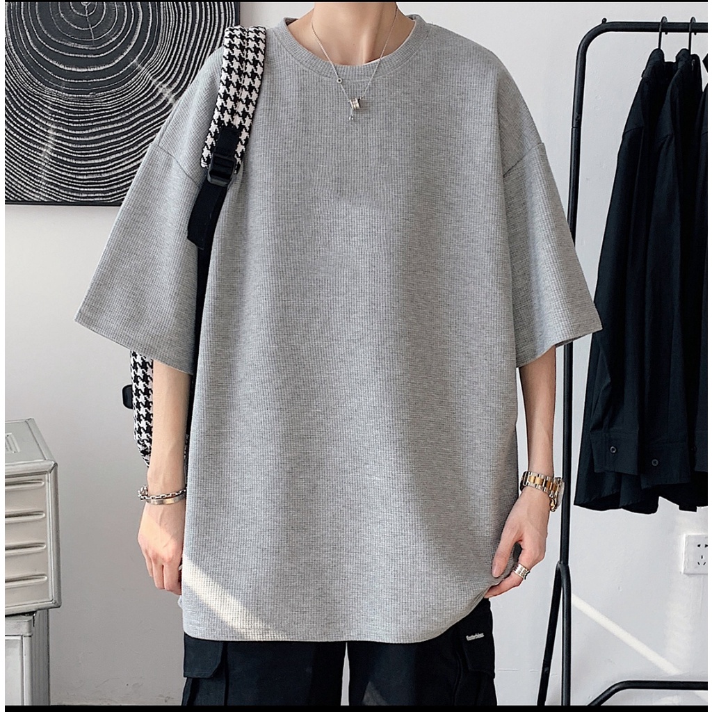 38-110KG Áo thun Nam Nữ len tổ ong co giãn, thoáng mát BIGSIZE(giặt tay)