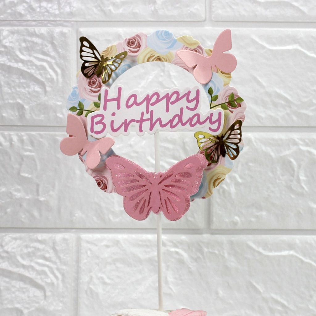 Phụ Kiện Trang Trí Bánh Kem Hình Con Bướm